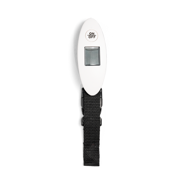 Mini balance digital. Blanc Blanc, à personnaliser avec le logo de votre club. Mini balance digital. Blanc Blanc