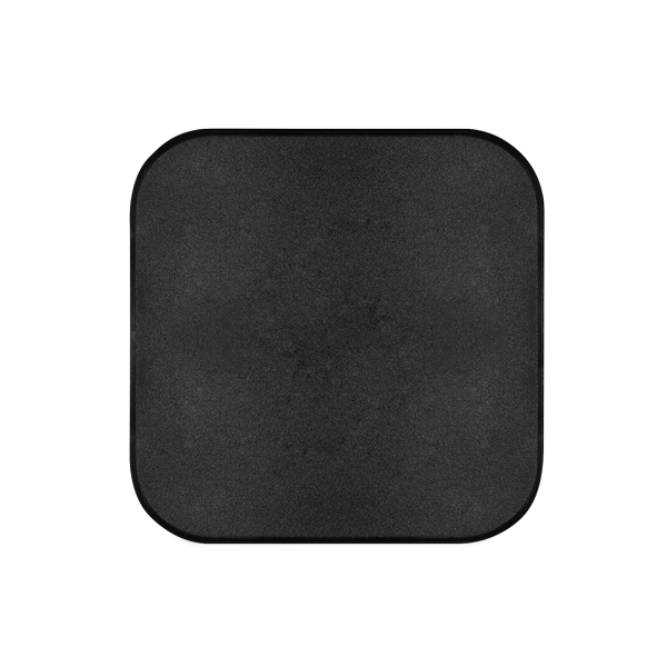 Chargeur wireless. Noir Noir, à personnaliser avec le logo de votre club. Chargeur wireless. Noir Noir