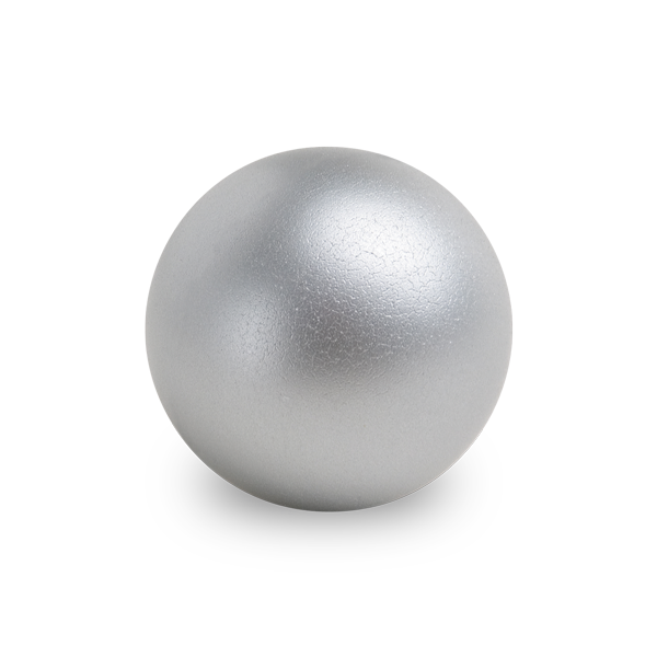 Antistress. Argenté satiné Argent, à personnaliser avec le logo de votre club. Antistress. Argenté satiné Argent