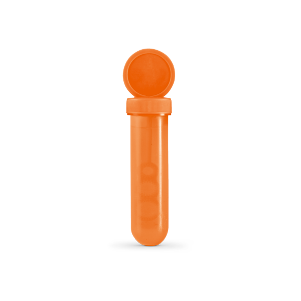 Bulles de savon. Orange Orange, à personnaliser avec le logo de votre club. Bulles de savon. Orange Orange