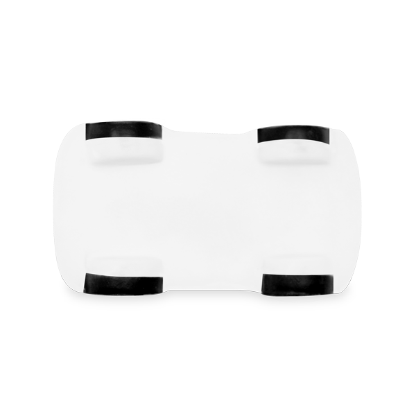 Antistress. Blanc Blanc, à personnaliser avec le logo de votre club. Antistress. Blanc Blanc