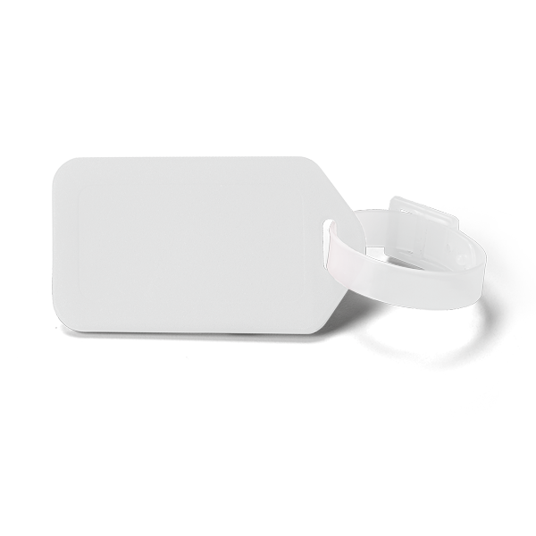 Identificateur. Blanc Blanc, à personnaliser avec le logo de votre club. Identificateur. Blanc Blanc