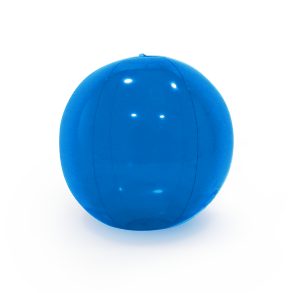 Ballon gonflable. Bleu Bleu, à personnaliser avec le logo de votre club. Ballon gonflable. Bleu Bleu