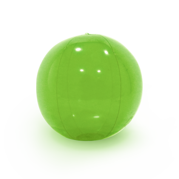 Ballon gonflable. Vert clair Vert, à personnaliser avec le logo de votre club. Ballon gonflable. Vert clair Vert