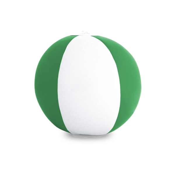 Ballon gonflable. Vert Vert, à personnaliser avec le logo de votre club. Ballon gonflable. Vert Vert
