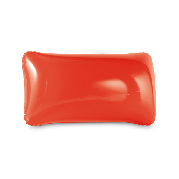 Coussin gonflable. Rouge Rouge, à personnaliser avec le logo de votre club. Coussin gonflable. Rouge Rouge