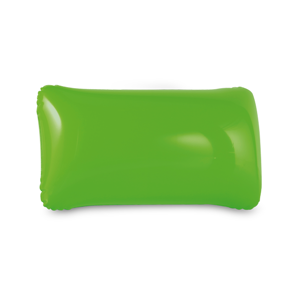 Coussin gonflable. Vert clair Vert, à personnaliser avec le logo de votre club. Coussin gonflable. Vert clair Vert