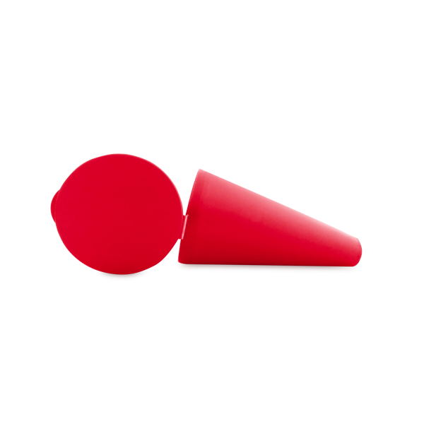 Cendrier de plage. Rouge Rouge, à personnaliser avec le logo de votre club. Cendrier de plage. Rouge Rouge