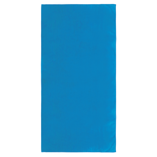Serviette de plage. Bleu clair Bleu, à personnaliser avec le logo de votre club. Serviette de plage. Bleu clair Bleu