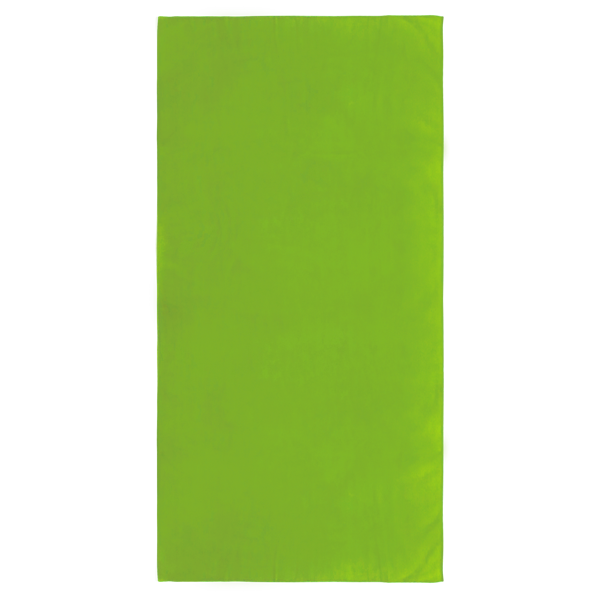 Serviette de plage. Vert clair Vert, à personnaliser avec le logo de votre club. Serviette de plage. Vert clair Vert