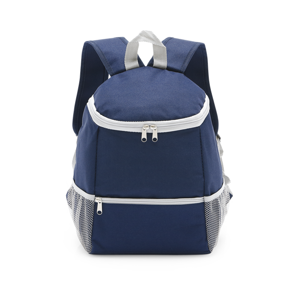 Sac à dos isotherme. Bleu Bleu, à personnaliser avec le logo de votre club. Sac à dos isotherme. Bleu Bleu