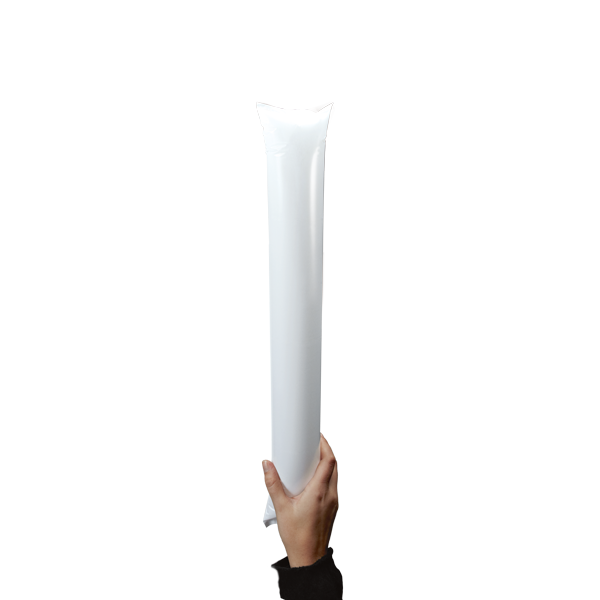 Bâtons gonflables/Tap Tap. Blanc Blanc, à personnaliser avec le logo de votre club. Bâtons gonflables/Tap Tap. Blanc Blanc