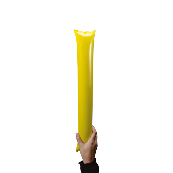 Bâtons gonflables/Tap Tap. Jaune Jaune, à personnaliser avec le logo de votre club. Bâtons gonflables/Tap Tap. Jaune Jaune