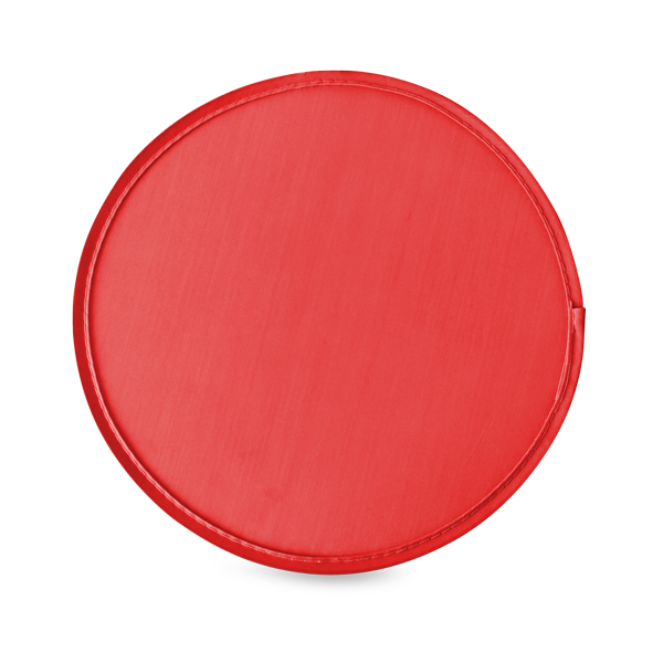 Frisbee pliable. Rouge Rouge, à personnaliser avec le logo de votre club. Frisbee pliable. Rouge Rouge