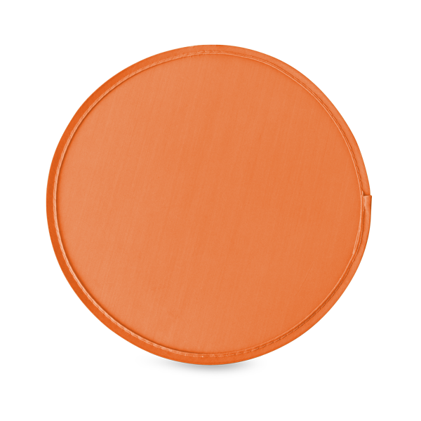 Frisbee pliable. Orange Orange, à personnaliser avec le logo de votre club. Frisbee pliable. Orange Orange