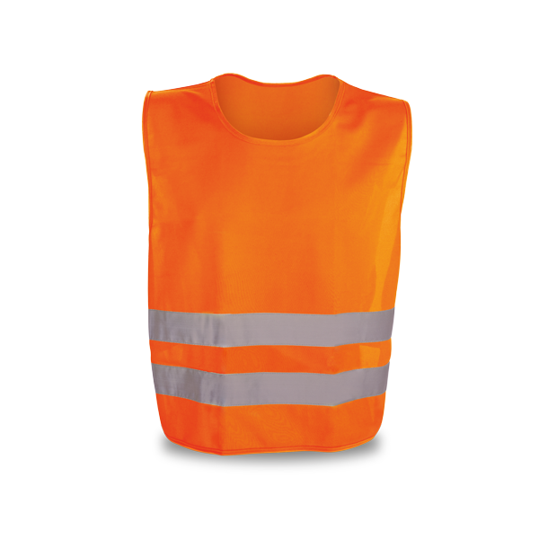 Gilet réflecteur. Orange Orange, à personnaliser avec le logo de votre club. Gilet réflecteur. Orange Orange