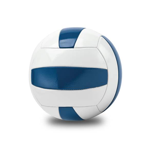 Ballon de volley-ball. Bleu Bleu, à personnaliser avec le logo de votre club. Ballon de volley-ball. Bleu Bleu