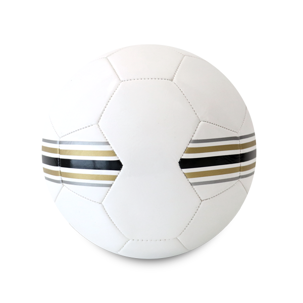 Ballon de football. Doré Metal, à personnaliser avec le logo de votre club. Ballon de football. Doré Metal