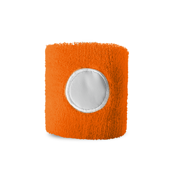 Poignet élastique. Orange Orange, à personnaliser avec le logo de votre club. Poignet élastique. Orange Orange