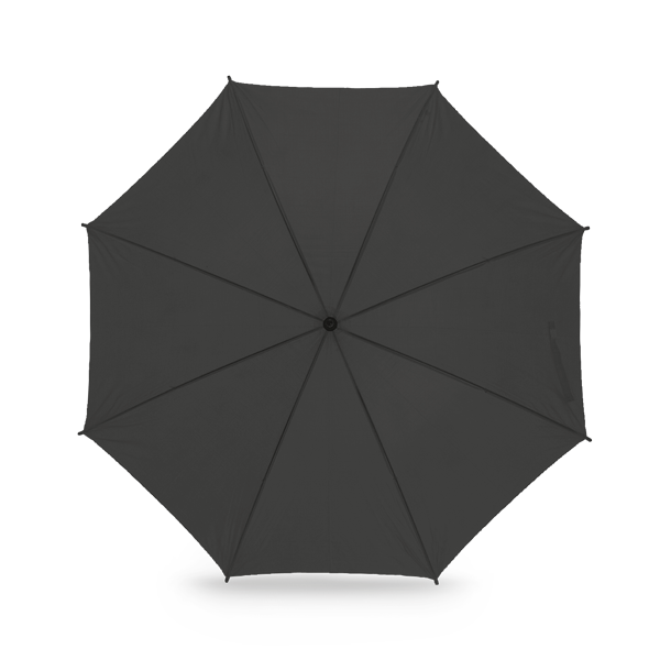 Parapluie. Noir Noir, à personnaliser avec le logo de votre club. Parapluie. Noir Noir