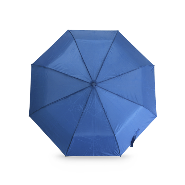 Parapluie pliable. Bleu royal Bleu, à personnaliser avec le logo de votre club. Parapluie pliable. Bleu royal Bleu
