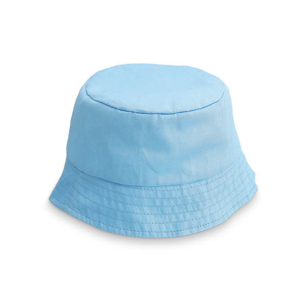 Bob pour enfant. Bleu clair Bleu, à personnaliser avec le logo de votre club. Bob pour enfant. Bleu clair Bleu