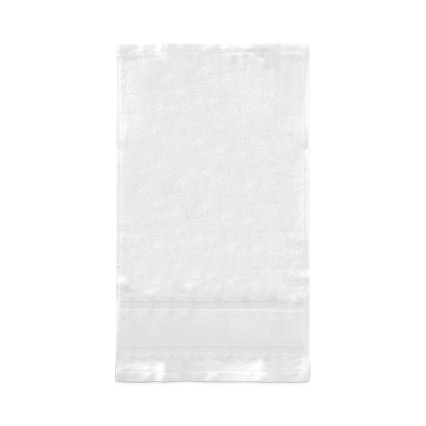 Serviette de sport. Blanc Blanc, à personnaliser avec le logo de votre club. Serviette de sport. Blanc Blanc