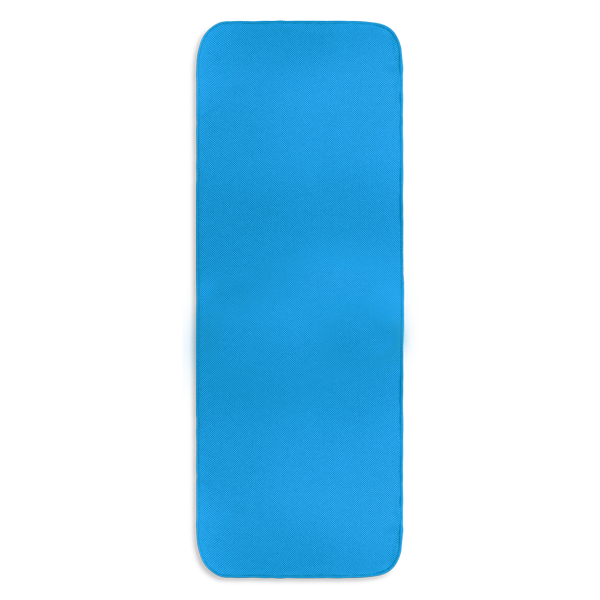 Serviette de sport. Bleu clair Bleu, à personnaliser avec le logo de votre club. Serviette de sport. Bleu clair Bleu