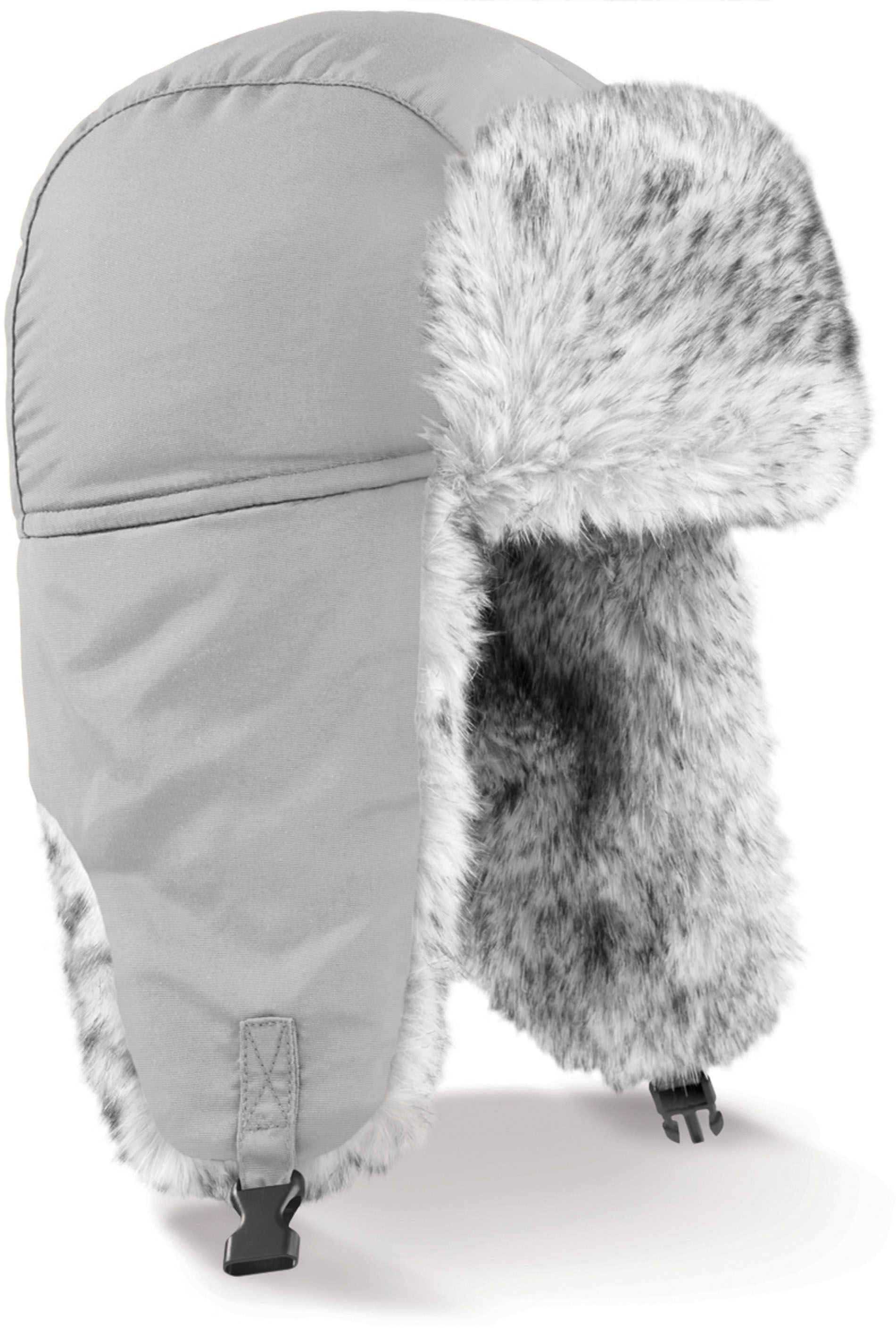 Chapka sherpa Light Grey Gris, à personnaliser avec le logo de votre club. Chapka sherpa Light Grey Gris