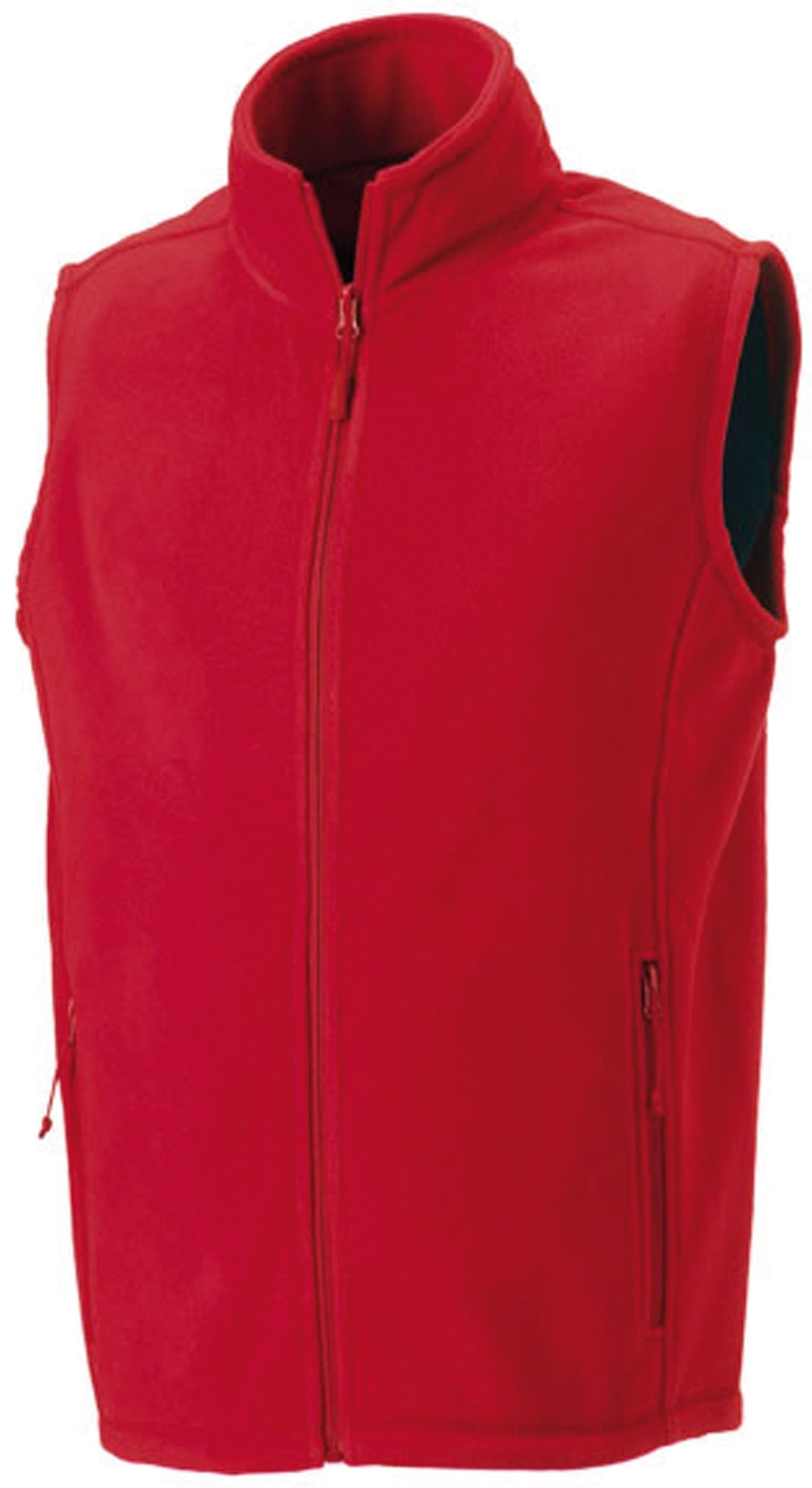 FLEECE GILET _Gilet polaire Classic Red Rouge, à personnaliser avec le logo de votre club. FLEECE GILET _Gilet polaire Classic Red Rouge
