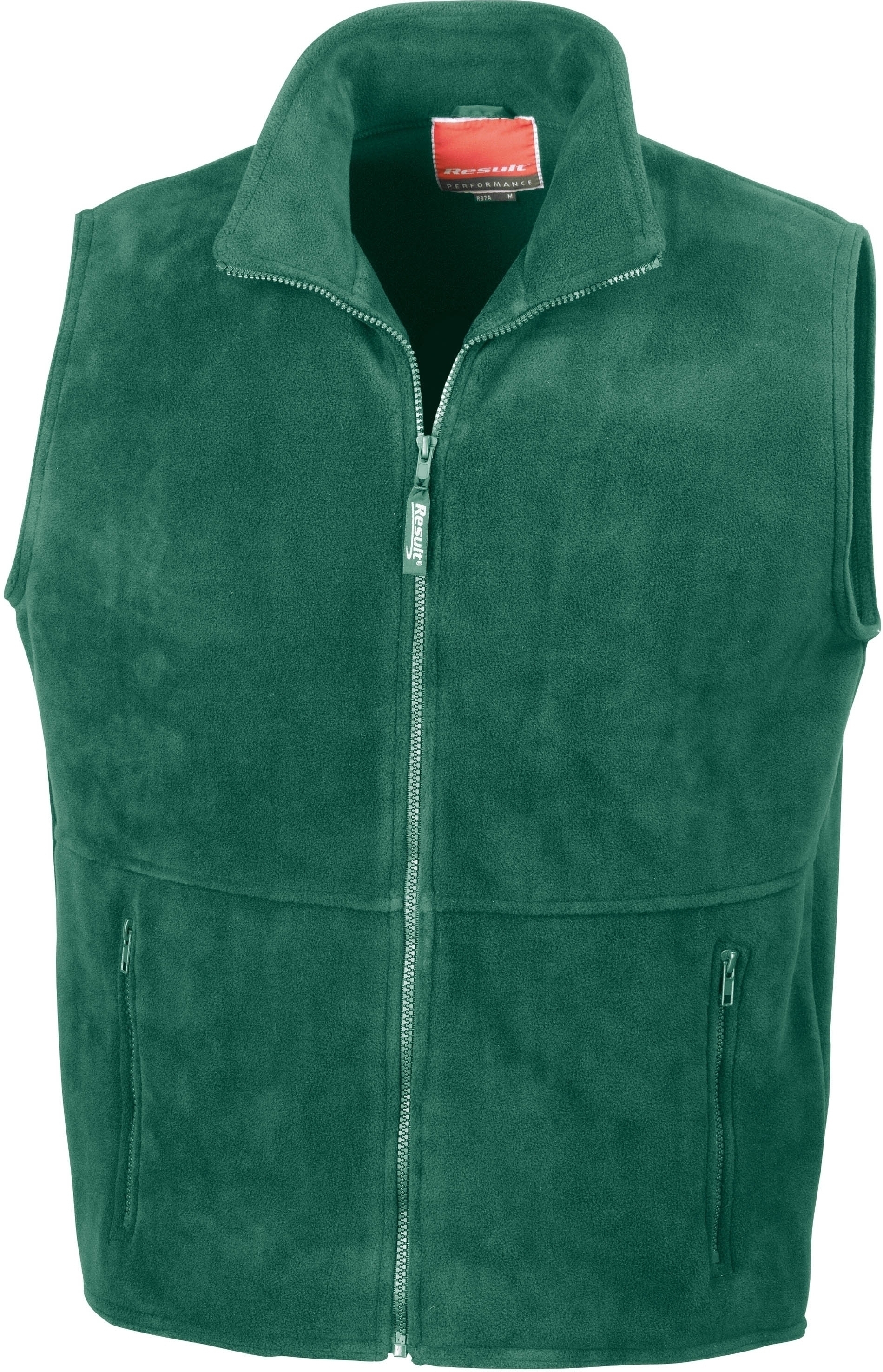 ACTIVE FLEECE BODYWARMER _Gilet polaire Forest Green Vert, à personnaliser avec le logo de votre club. ACTIVE FLEECE BODYWARMER _Gilet polaire Forest Green Vert