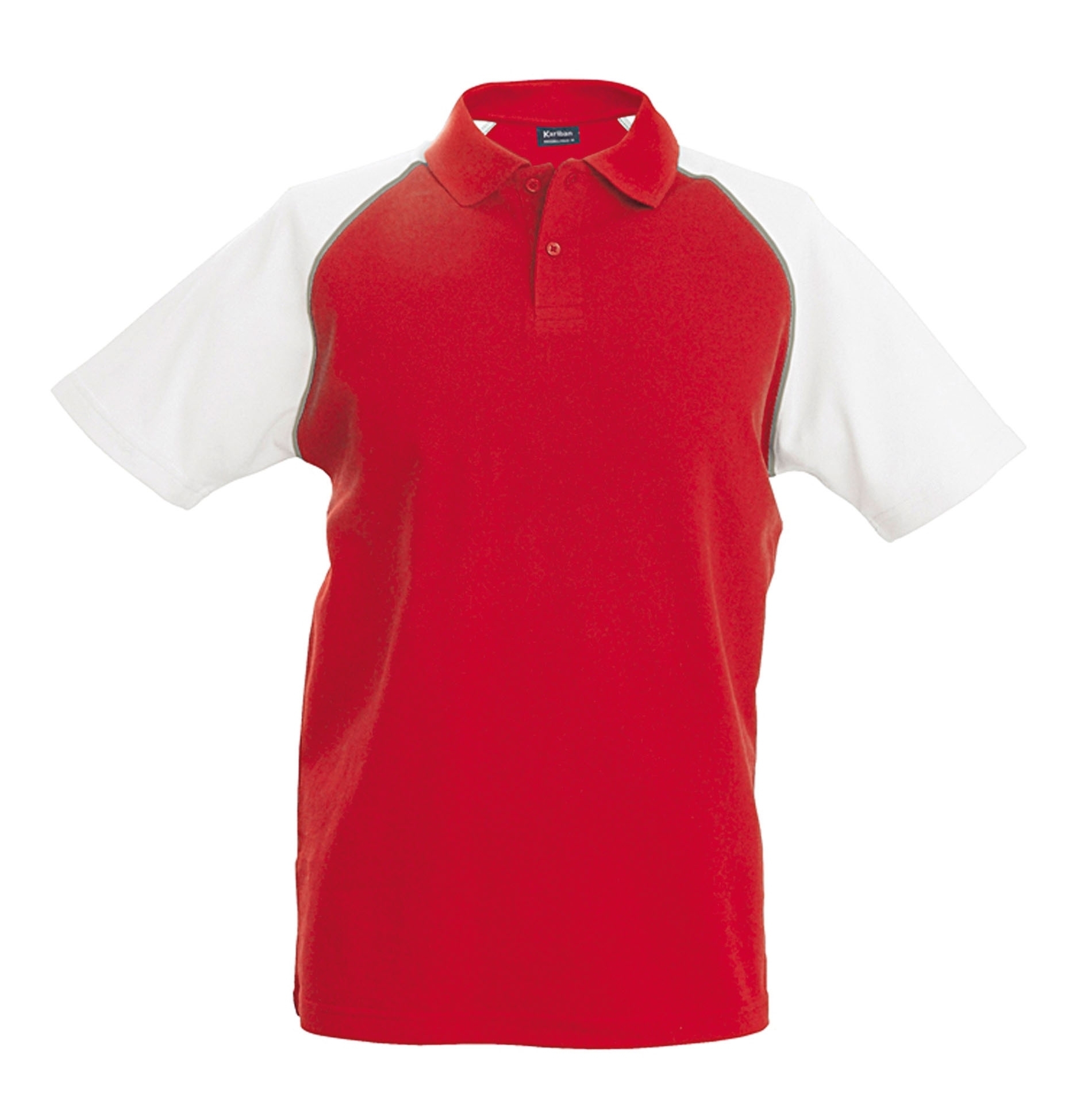 POLO BASE BALL ENFANT Red / White Rouge, à personnaliser avec le logo de votre club. POLO BASE BALL ENFANT Red / White Rouge