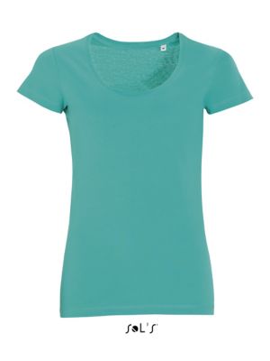 TEE-SHIRT FEMME COL ROND EN JERSEY FIN MUST WOMEN Bleu cara Bleu , à personnaliser avec le logo de votre club. TEE-SHIRT FEMME COL ROND EN JERSEY FIN MUST WOMEN Bleu cara Bleu
