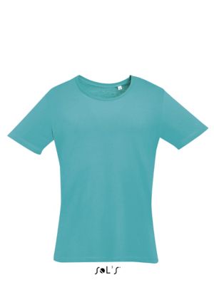 TEE-SHIRT HOMME COL ROND EN JERSEY FIN MUST MEN Bleu cara Bleu , à personnaliser avec le logo de votre club. TEE-SHIRT HOMME COL ROND EN JERSEY FIN MUST MEN Bleu cara Bleu