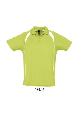 POLO BICOLORE HOMME PALLADIUM Vert pomme Vert , à personnaliser avec le logo de votre club. POLO BICOLORE HOMME PALLADIUM Vert pomme Vert