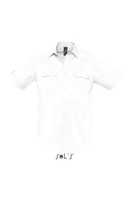 CHEMISE HOMME MANCHES COURTES BOTSWANA MEN Blanc Blanc, à personnaliser avec le logo de votre club. CHEMISE HOMME MANCHES COURTES BOTSWANA MEN Blanc Blanc
