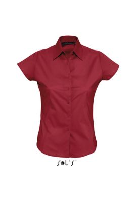 CHEMISE FEMME STRETCH MANCHES COURTES EXCESS Rouge cardinal Rouge, à personnaliser avec le logo de votre club. CHEMISE FEMME STRETCH MANCHES COURTES EXCESS Rouge cardinal Rouge