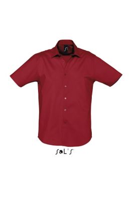 CHEMISE HOMME STRETCH MANCHES COURTES BROADWAY Rouge cardinal Rouge, à personnaliser avec le logo de votre club. CHEMISE HOMME STRETCH MANCHES COURTES BROADWAY Rouge cardinal Rouge