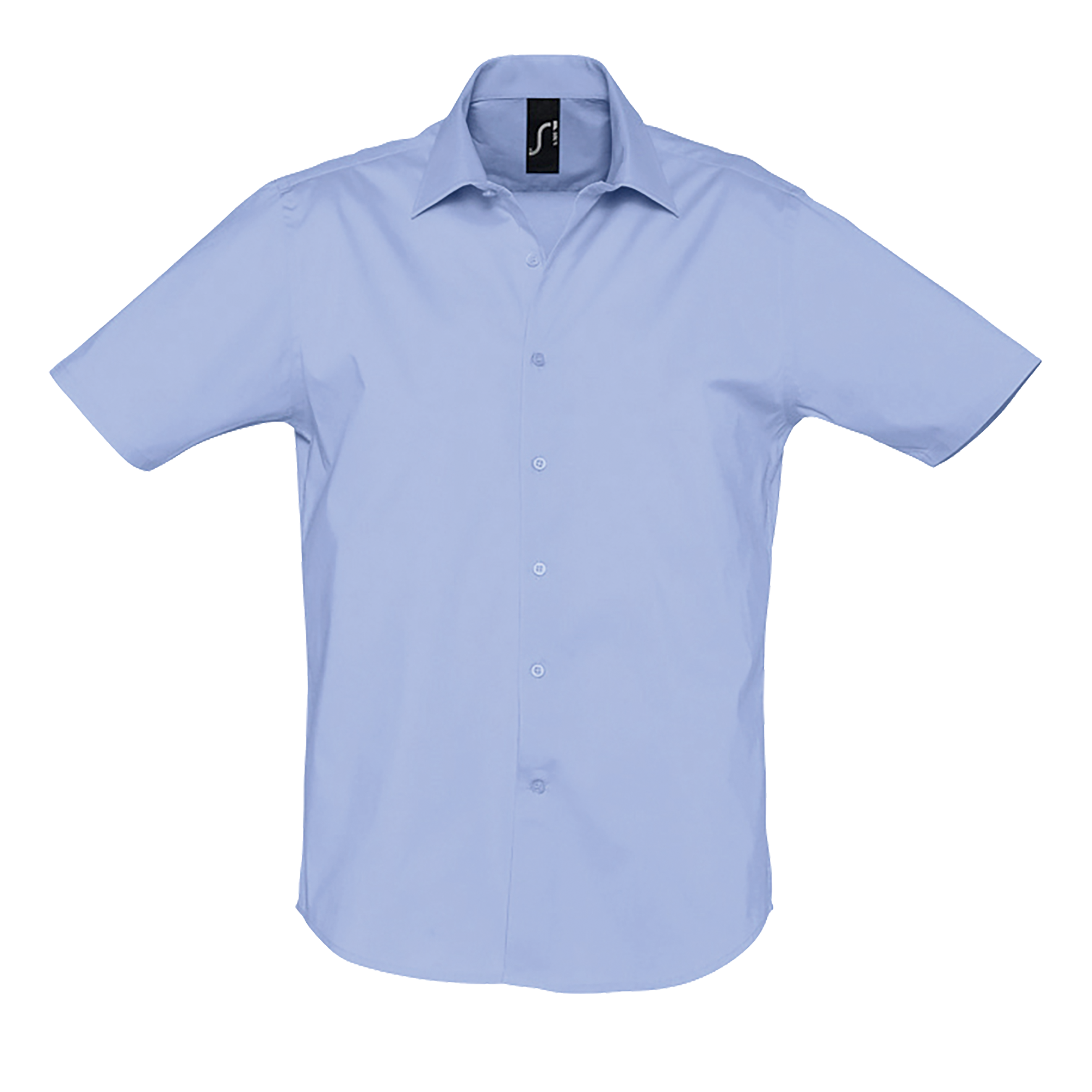 CHEMISE HOMME STRETCH MANCHES COURTES BROADWAY Ciel vif Bleu , à personnaliser avec le logo de votre club. CHEMISE HOMME STRETCH MANCHES COURTES BROADWAY Ciel vif Bleu
