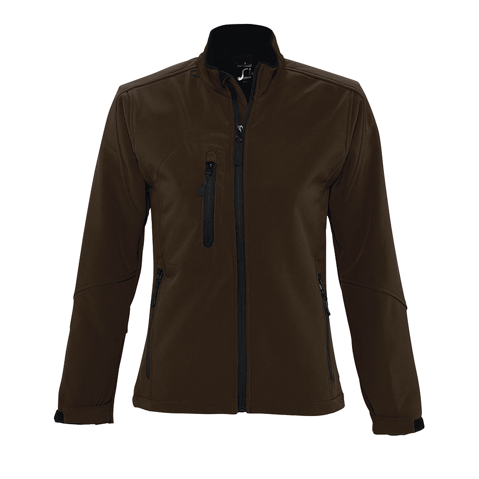 VESTE FEMME ZIPPÉE SOFTSHELL ROXY Chocolat fonc Marron , à personnaliser avec le logo de votre club. VESTE FEMME ZIPPÉE SOFTSHELL ROXY Chocolat fonc Marron