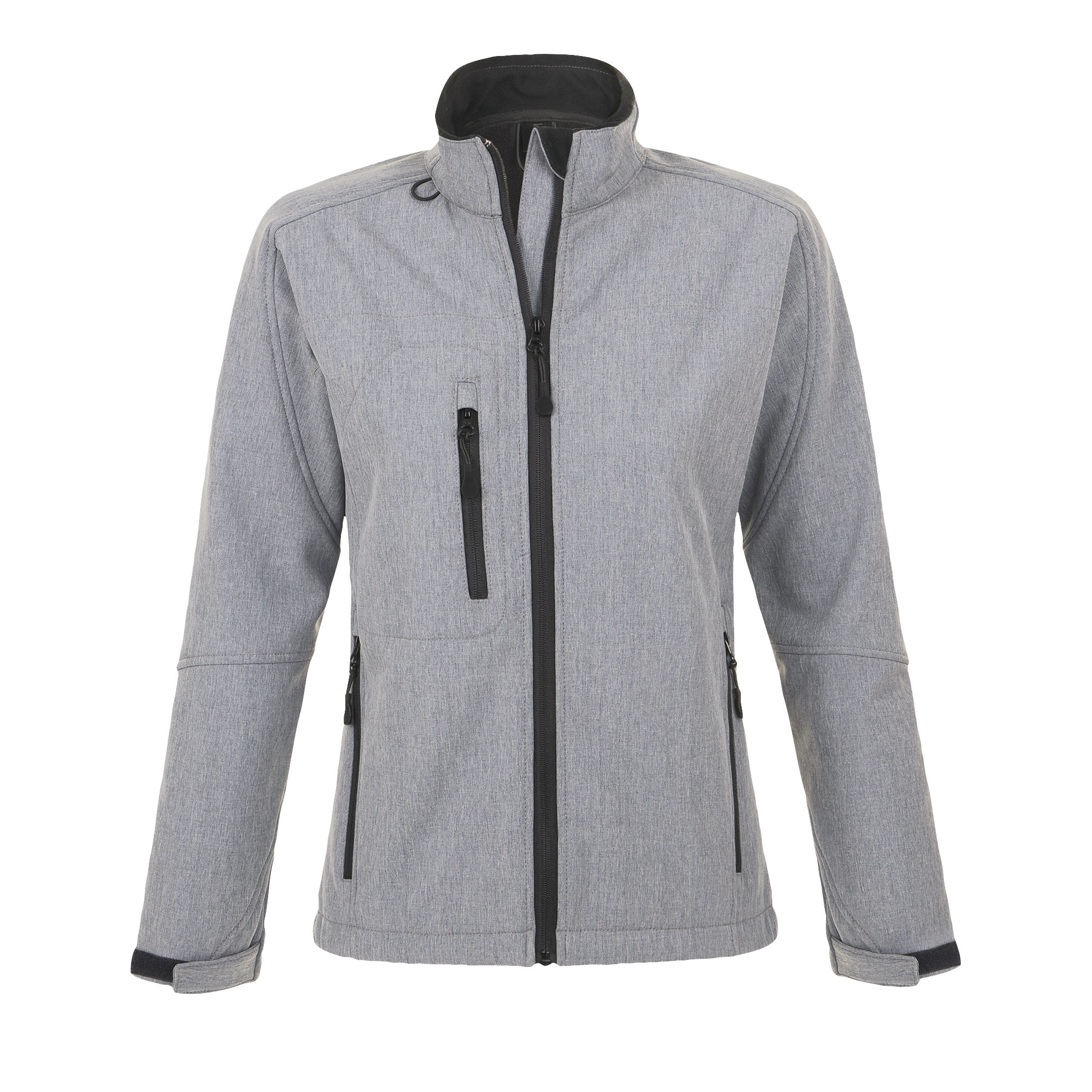 VESTE FEMME ZIPPÉE SOFTSHELL ROXY Gris chin Gris , à personnaliser avec le logo de votre club. VESTE FEMME ZIPPÉE SOFTSHELL ROXY Gris chin Gris