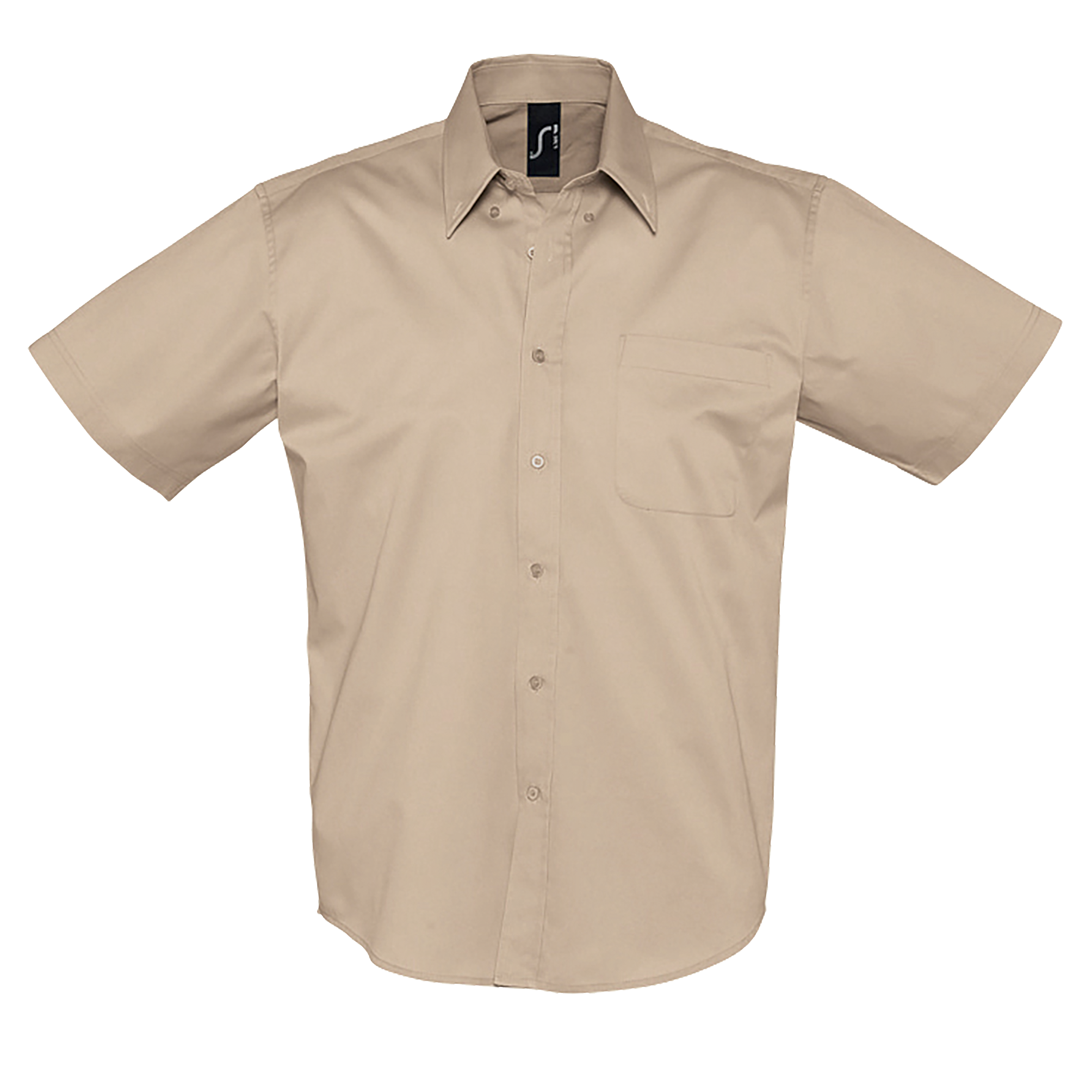 Chemise manches courtes CAIS Beige