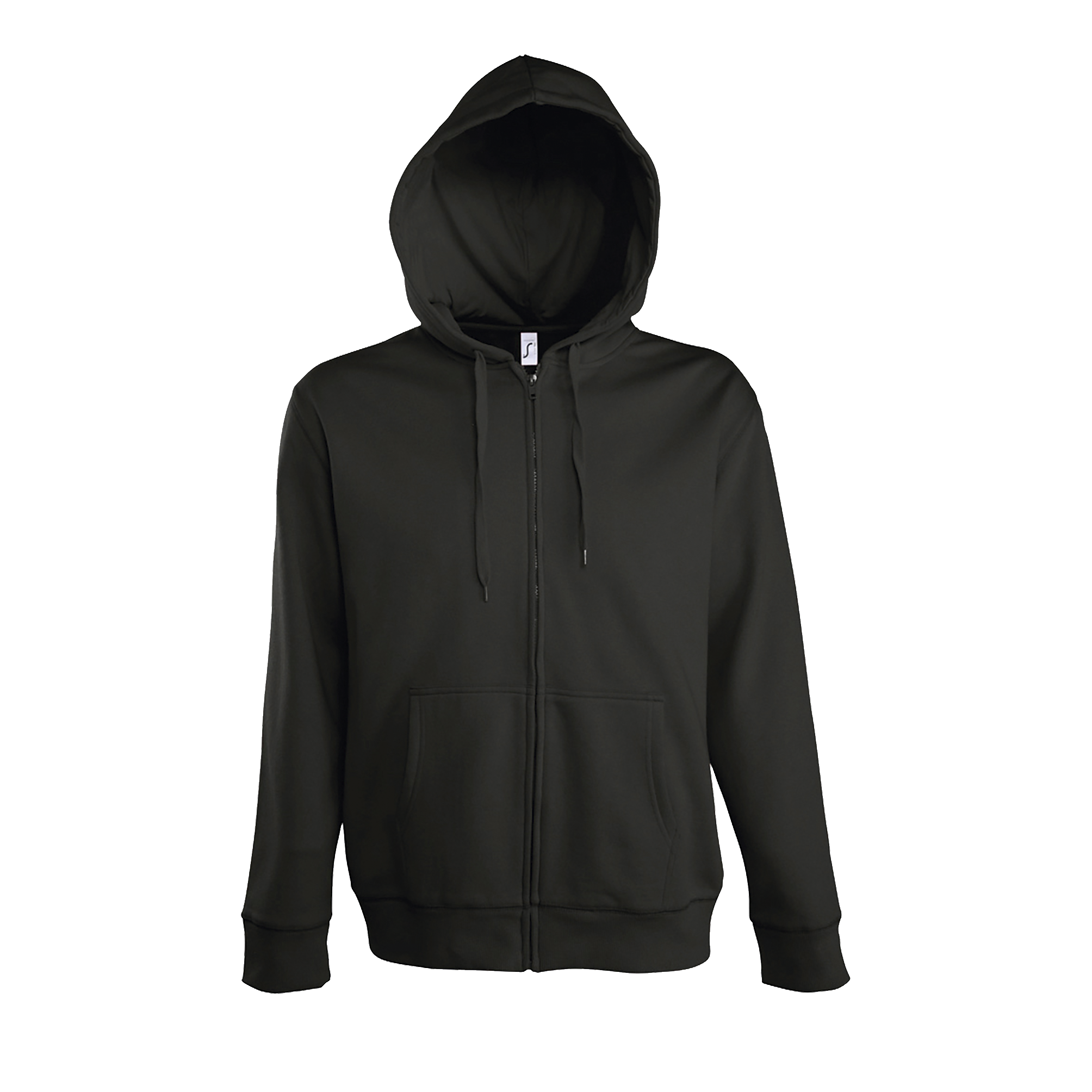 VESTE ZIPPÉE HOMME À CAPUCHE DOUBLÉE SEVEN MEN Noir Noir , à personnaliser avec le logo de votre club. VESTE ZIPPÉE HOMME À CAPUCHE DOUBLÉE SEVEN MEN Noir Noir