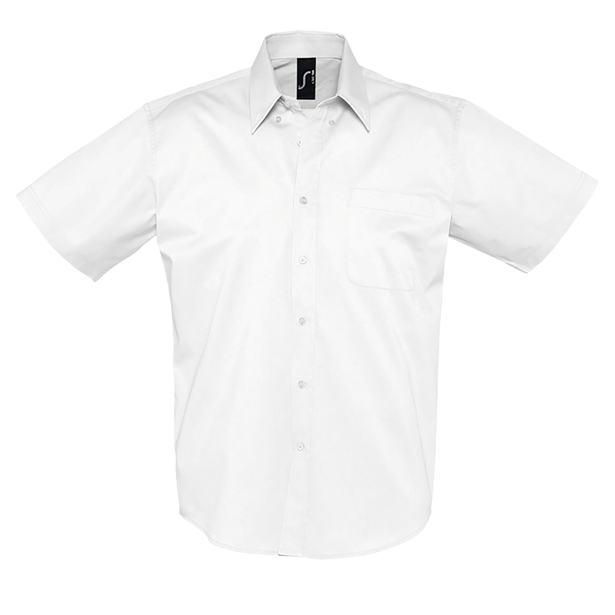 Chemise blanche top homme manche courte
