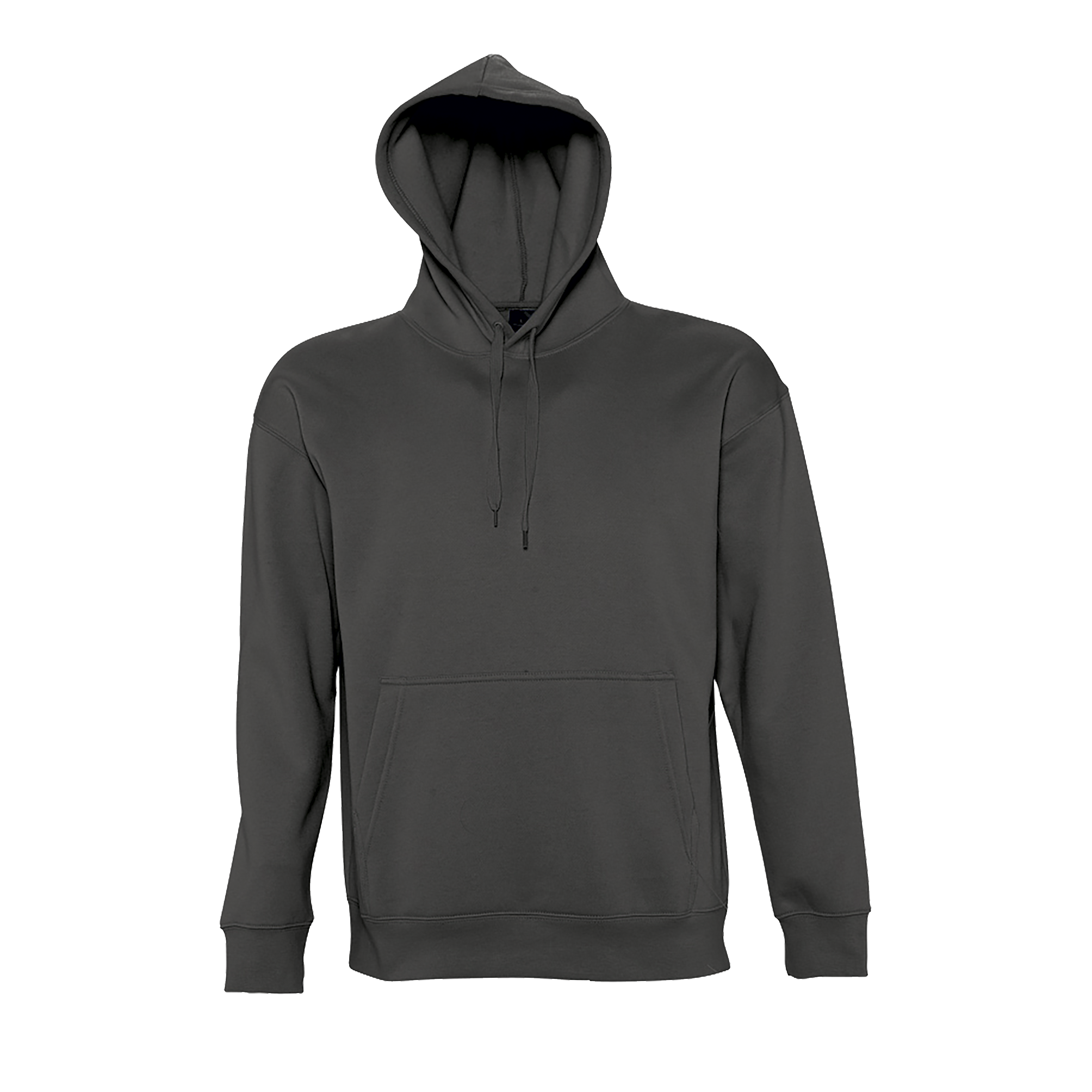 SWEAT-SHIRT UNISEXE À CAPUCHE SLAM Gris fonc Gris , à personnaliser avec le logo de votre club. SWEAT-SHIRT UNISEXE À CAPUCHE SLAM Gris fonc Gris