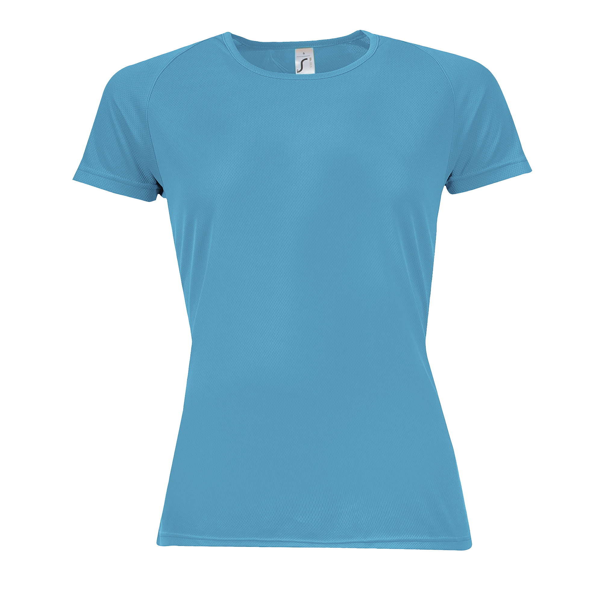 TEE-SHIRT FEMME MANCHES RAGLAN SPORTY WOMEN Aqua Bleu , à personnaliser avec le logo de votre club. TEE-SHIRT FEMME MANCHES RAGLAN SPORTY WOMEN Aqua Bleu