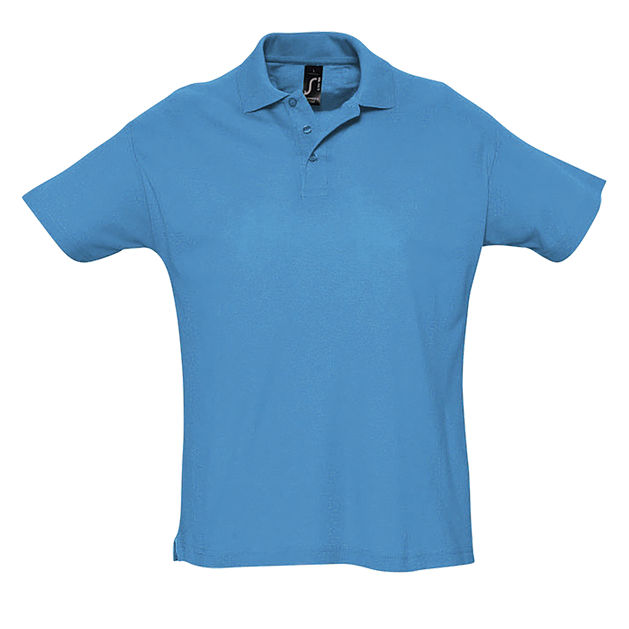POLO HOMME SUMMER II Aqua Bleu , à personnaliser avec le logo de votre club. POLO HOMME SUMMER II Aqua Bleu