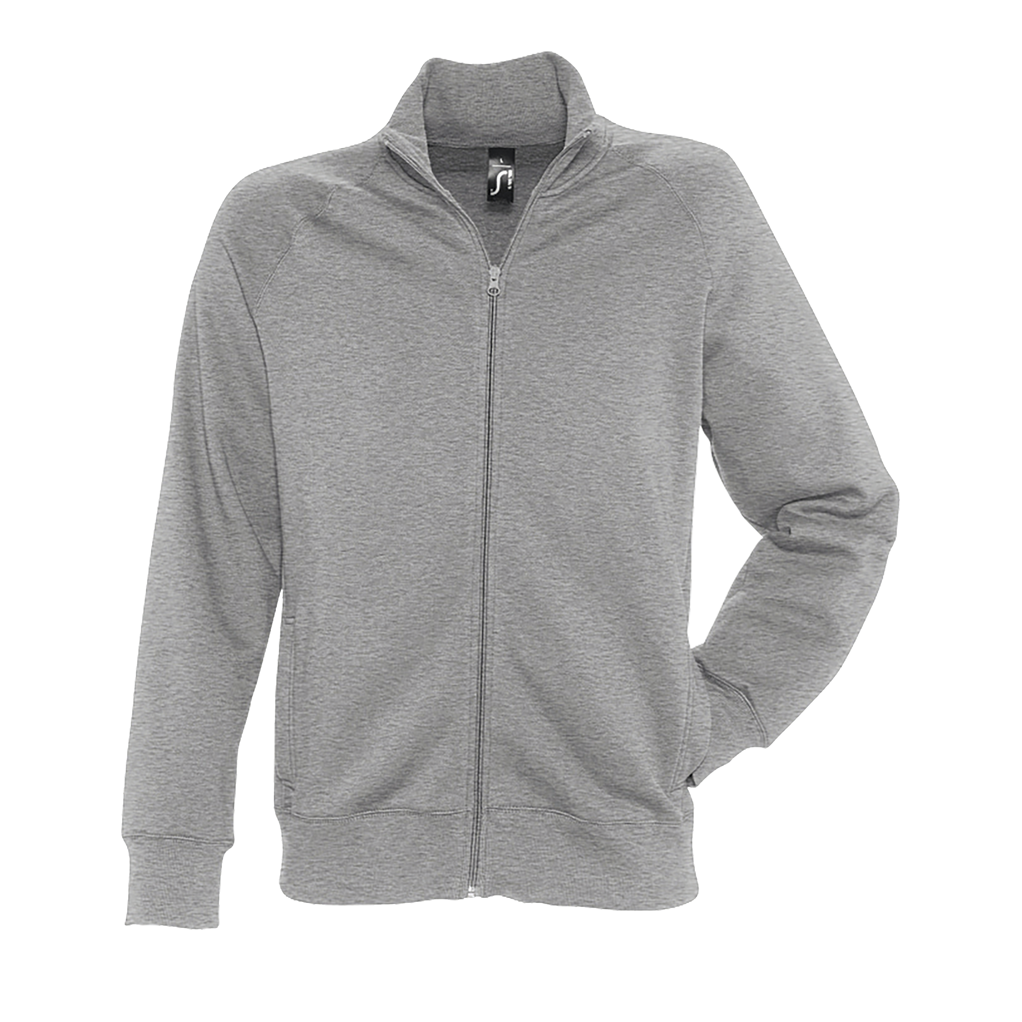 VESTE HOMME ZIPPÉE SUNDAE Gris chin Gris , à personnaliser avec le logo de votre club. VESTE HOMME ZIPPÉE SUNDAE Gris chin Gris