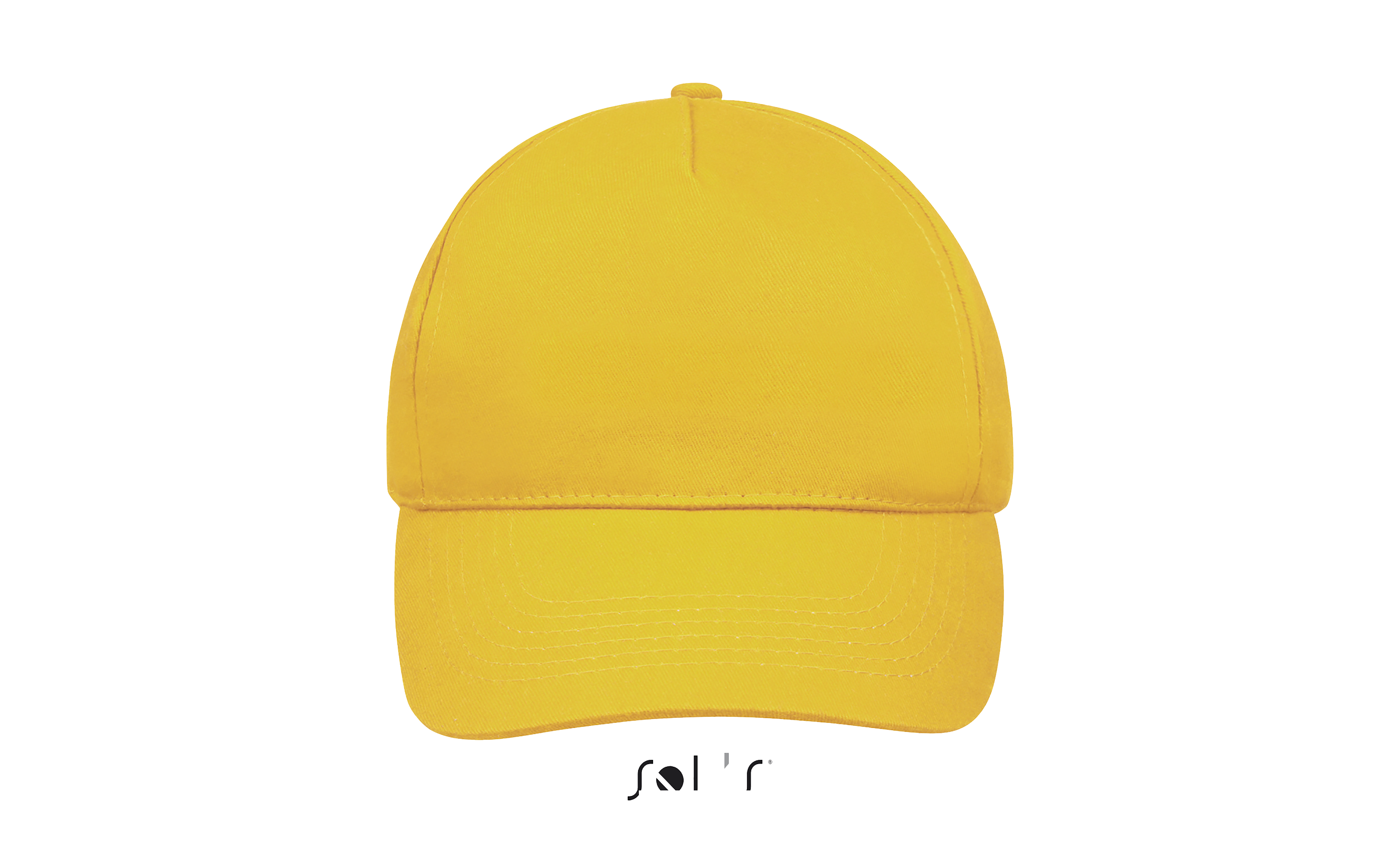CASQUETTE 5 PANNEAUX SUNNY Jaune Jaune , à personnaliser avec le logo de votre club. CASQUETTE 5 PANNEAUX SUNNY Jaune Jaune