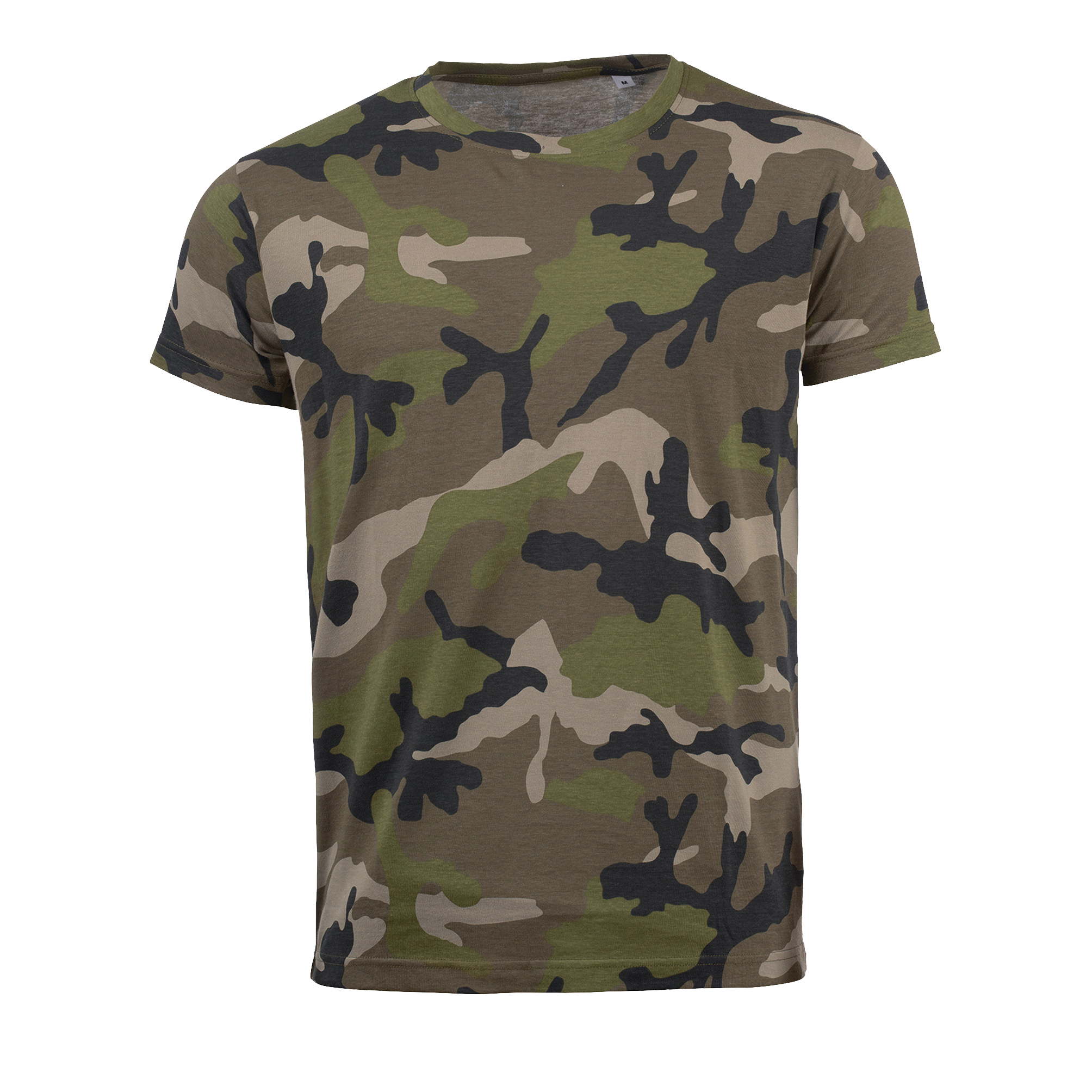 TEE-SHIRT HOMME COL ROND CAMO MEN Camo Vert , à personnaliser avec le logo de votre club. TEE-SHIRT HOMME COL ROND CAMO MEN Camo Vert